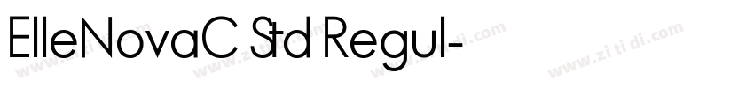 ElleNovaC Std Regul字体转换
